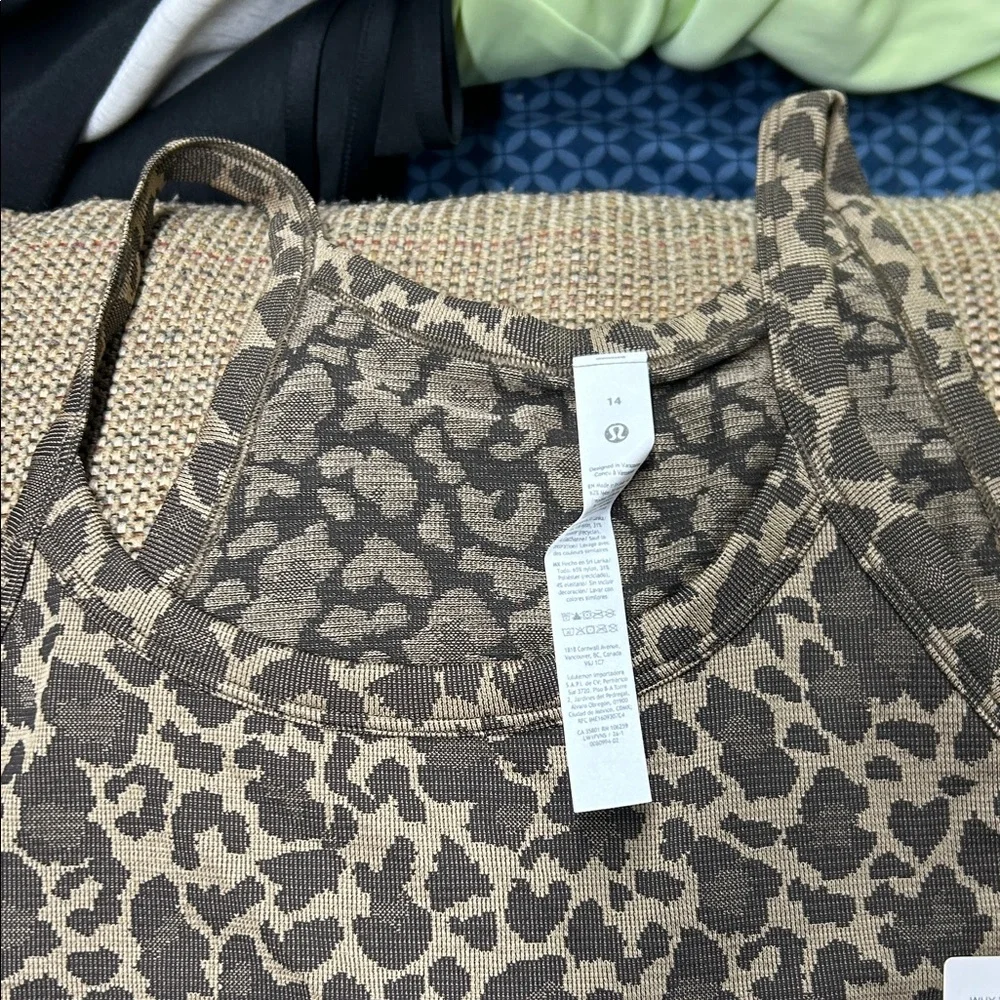 lululemon athletica Brown Leopard Print Tank Top - Picture 5 of 7